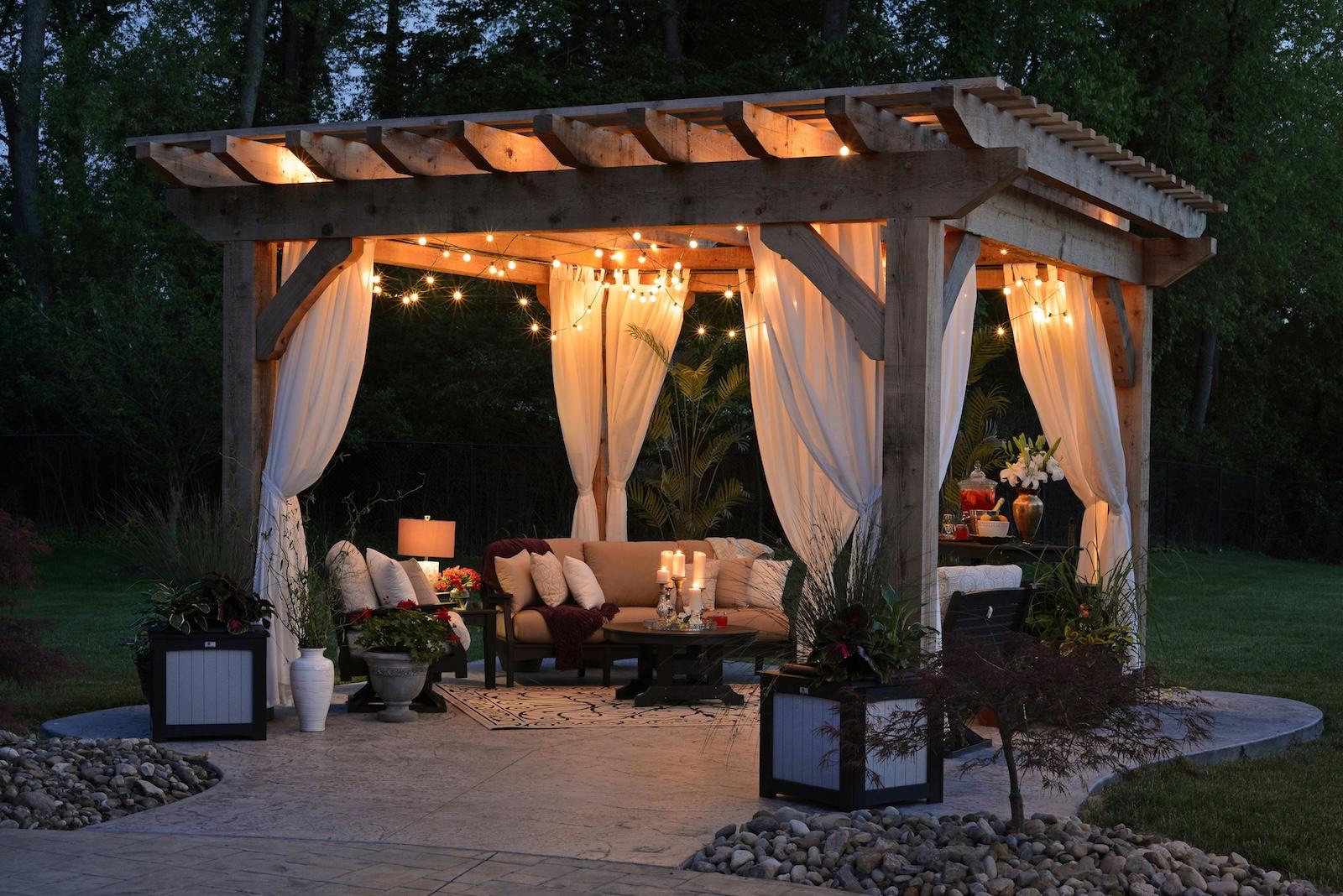 Custom paver patio